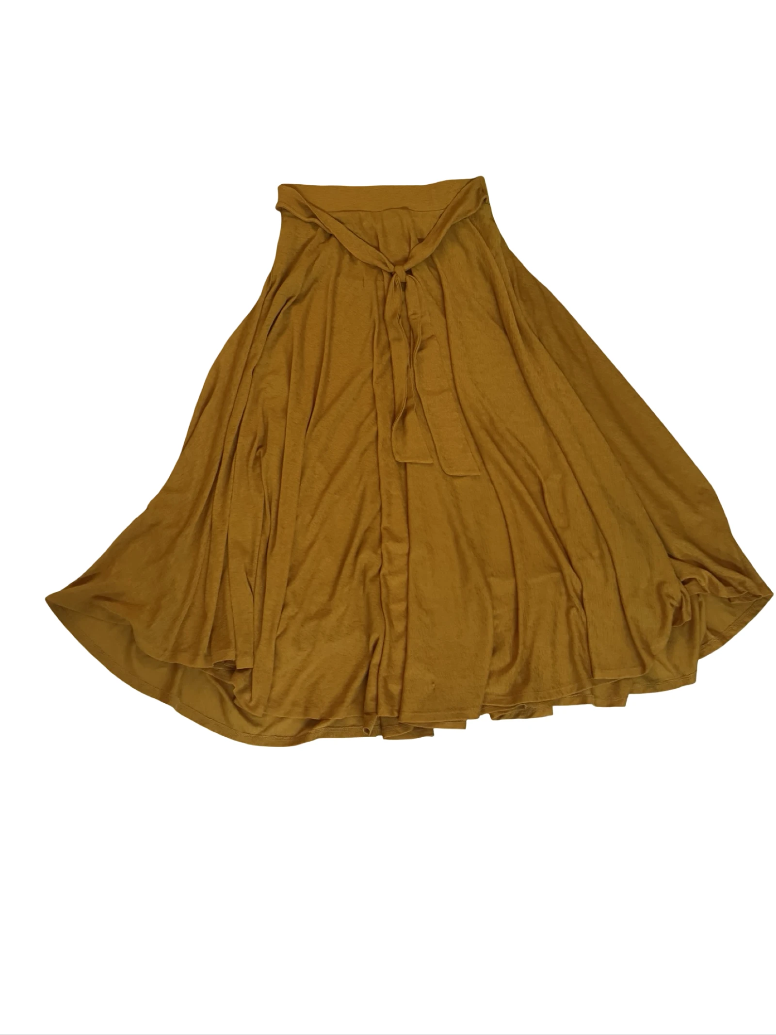 Esprit maxi skirt ocher yellow with stitch detail size M – photo 3